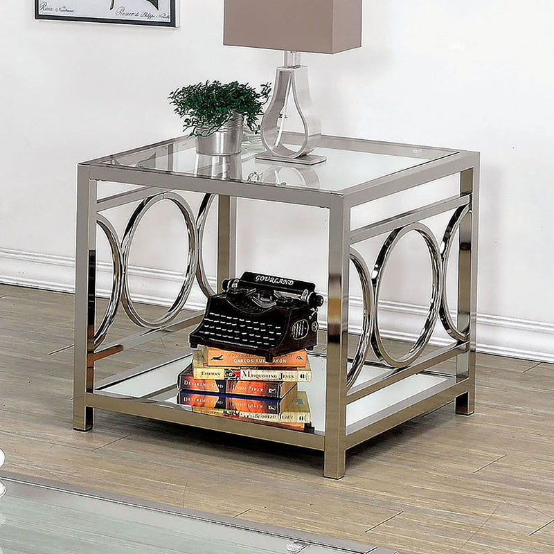 Rylee - End Table - Pearl Silver - Grand Furniture GA