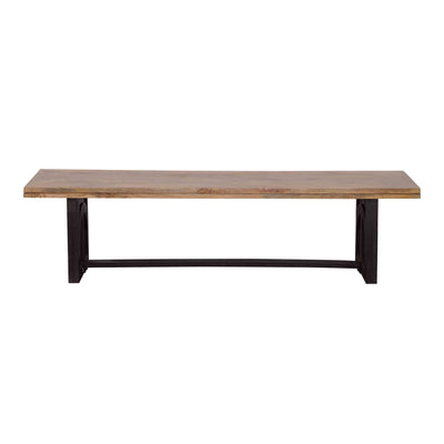 Gateway - Dining Bench - Natural & Nightshade Black.
