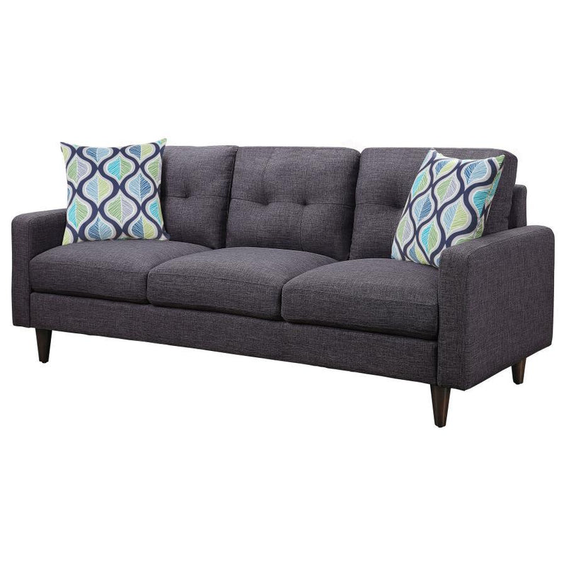 Watsonville - Tufted Back Sofa - Grey.