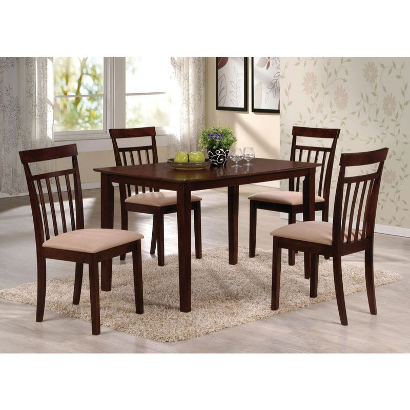 Samuel - Dining Table - Espresso & Microfiber - Grand Furniture GA