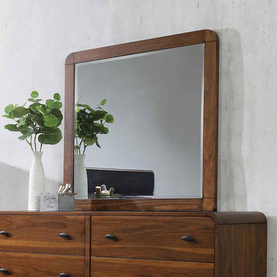 Robyn - Rectangular Dresser Mirror - Dark Walnut.