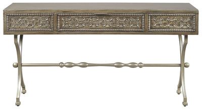 Quinnland - Antique Black - Console Sofa Table.