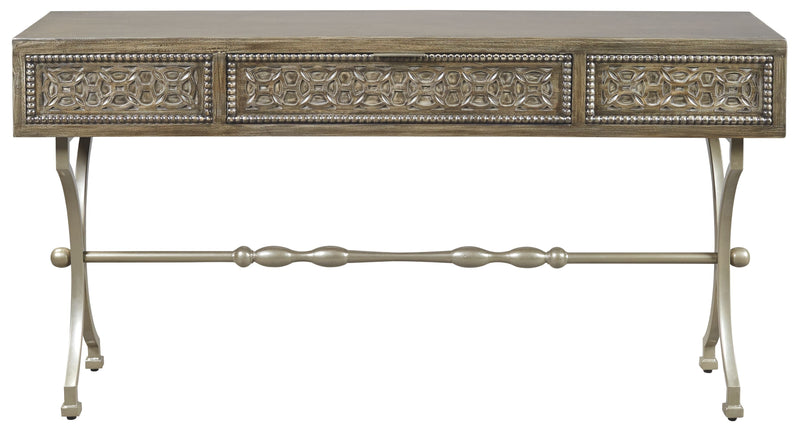 Quinnland - Antique Black - Console Sofa Table.