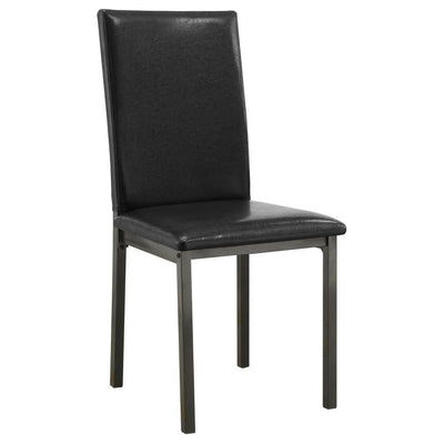 Garza - Upholstered Dining Chairs (Set of 2) - Black.