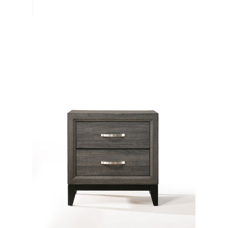 Valdemar - Nightstand - Weathered Gray - Grand Furniture GA