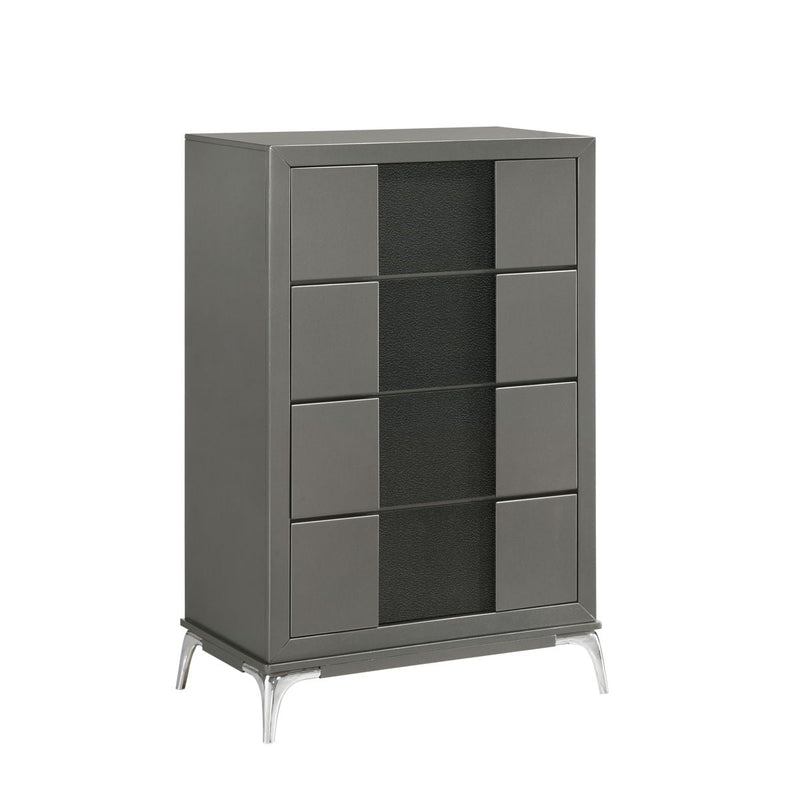 Nocturne - 4 Drawer Chest - Slate