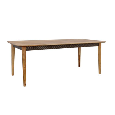 Partridge - Wooden Dining Table - Natural Sheesham