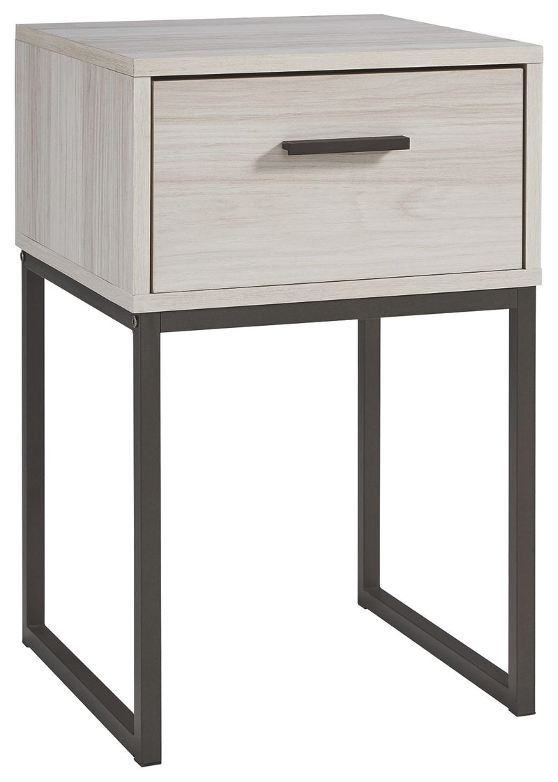 Socalle - Light Natural - One Drawer Night Stand.