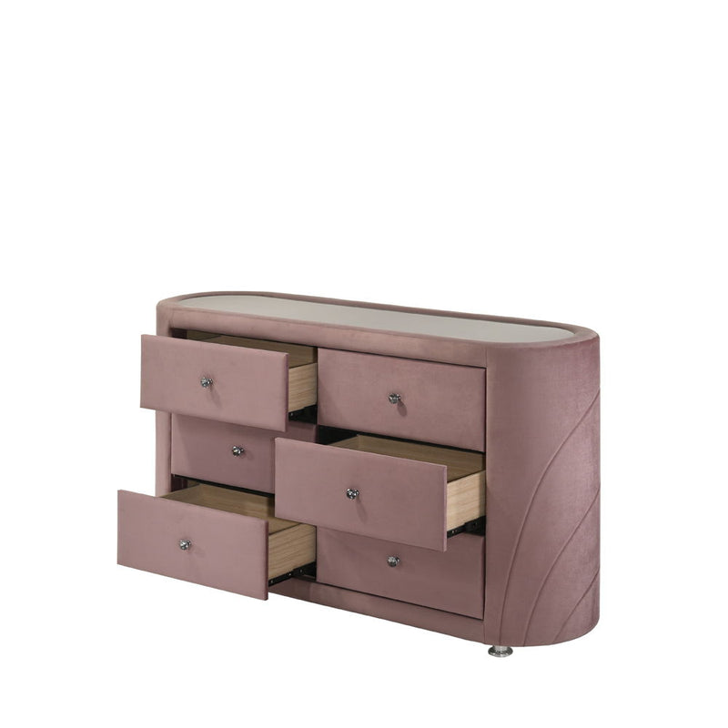 Salonia - Dresser - Pink Velvet