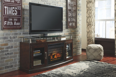 Chanceen - TV Stand With Fireplace Insert