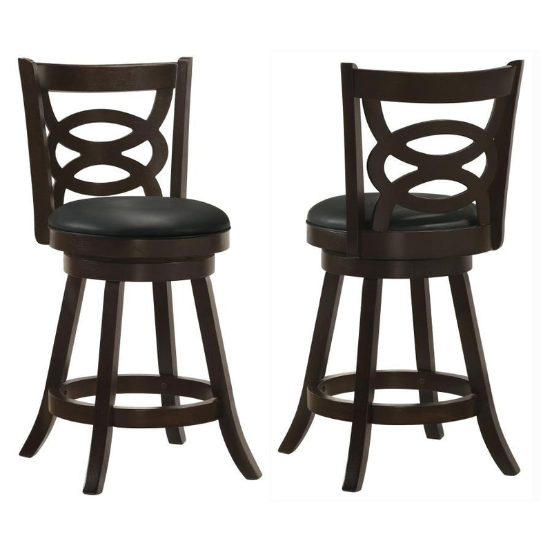 Calecita - Swivel Stools with Upholstered Seat (Set of 2)