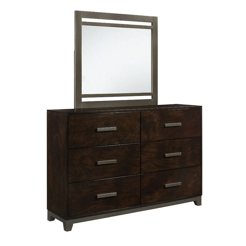 Charleen - Mirror - Walnut - Grand Furniture GA