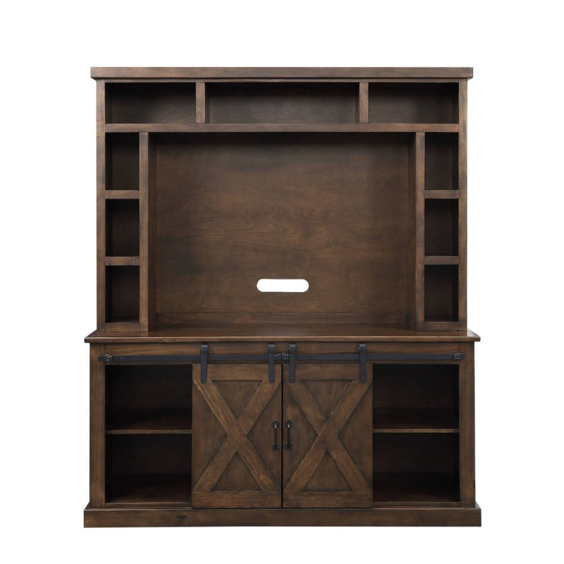 Aksel - Entertainment Center - Walnut - Grand Furniture GA