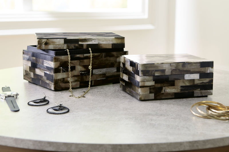 Ellford - Black / Brown / Cream - Box Set (Set of 2).