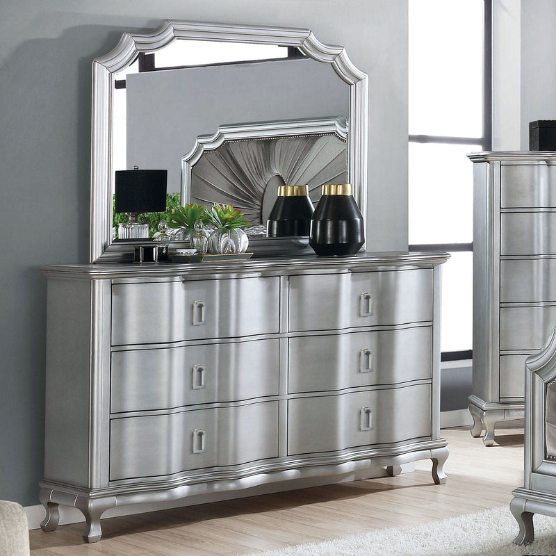 Aalok - Dresser - Silver - Grand Furniture GA