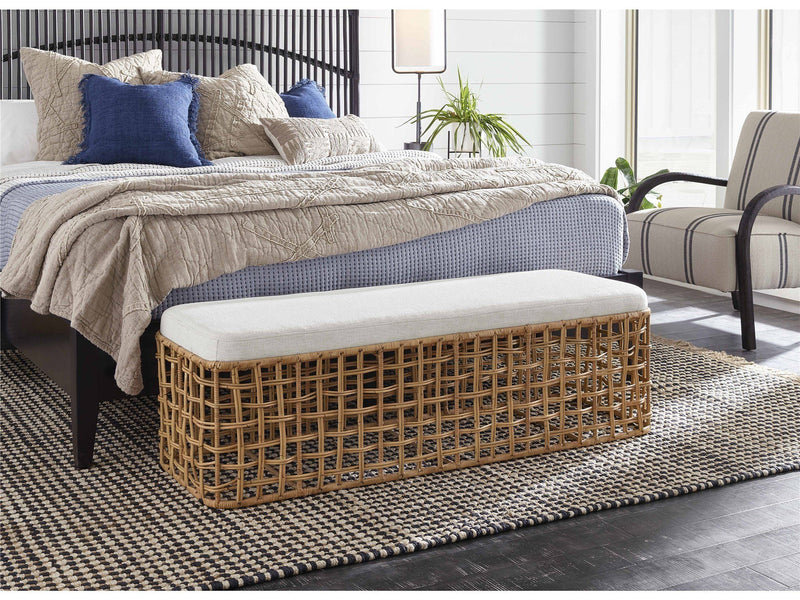 Getaway - Rattan Bench - Light Brown.