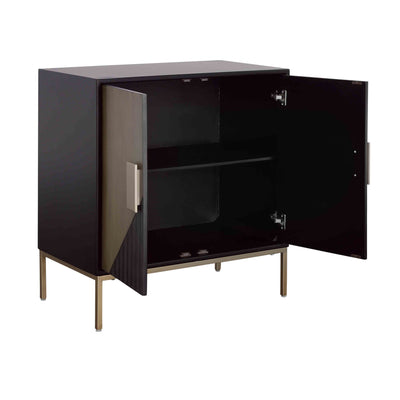 Two Door Cabinet - Midnight Hour & Champagne.