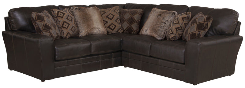 Denali - Italian Leather Match Sectional