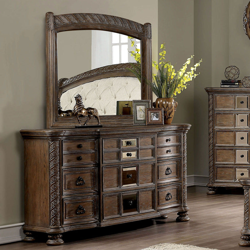 Timandra - Dresser - Rustic Natural Tone - Grand Furniture GA