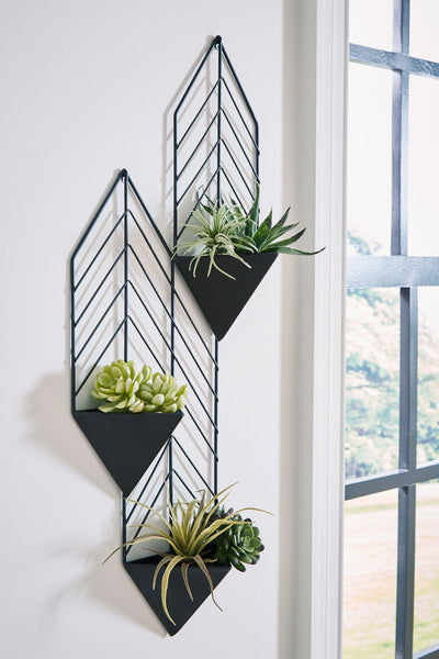 Dashney - Black - Wall Planter.