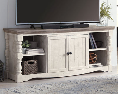 Havalance - Brown / Beige - Extra Large TV Stand - 2 Doors.