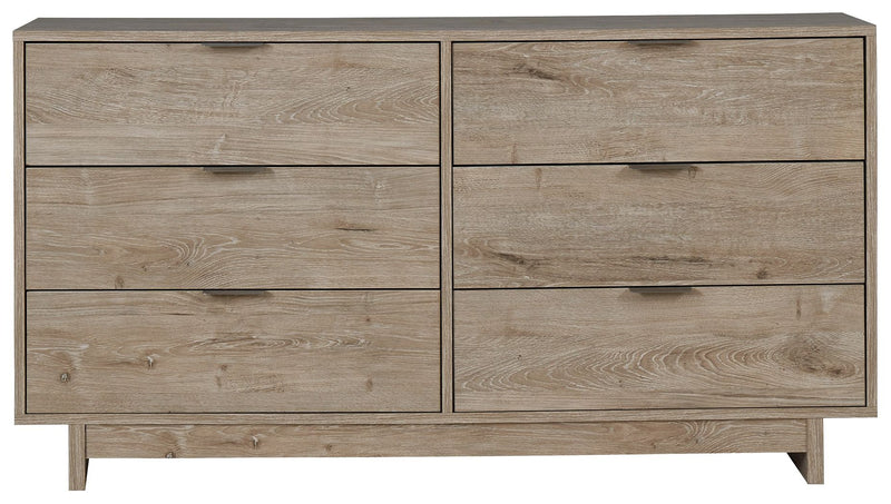 Oliah - Beige - Six Drawer Dresser - 31&