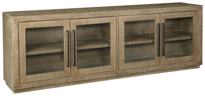 Waltleigh - Distressed Brown - Accent Cabinet.