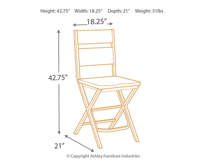 Kavara - Medium Brown - Barstool (Set of 2)