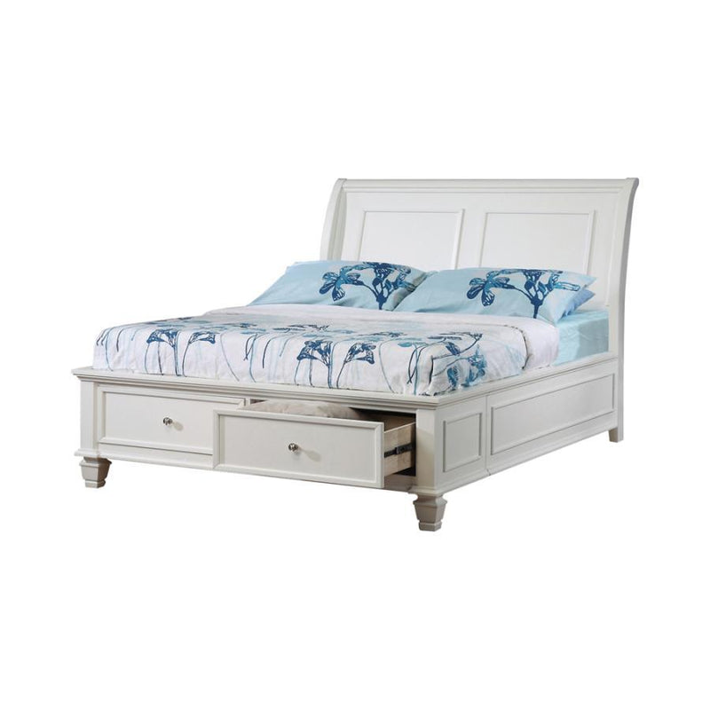 Selena - Sleigh Bed with Footboard Storage - Grand Furniture GA