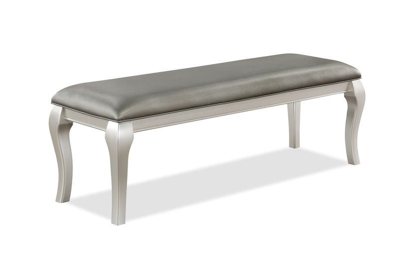 Caldwell - Bench - Silver - Grand Furniture GA