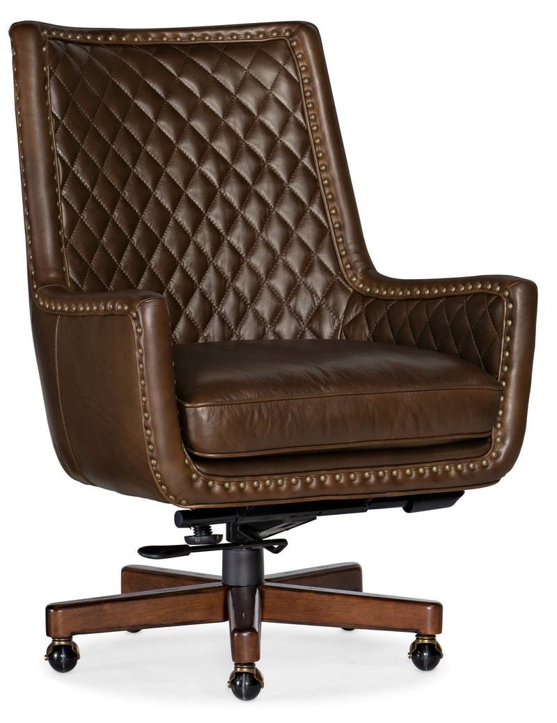 Kent - Executive Swivel Tilt Chair - Brown Dark