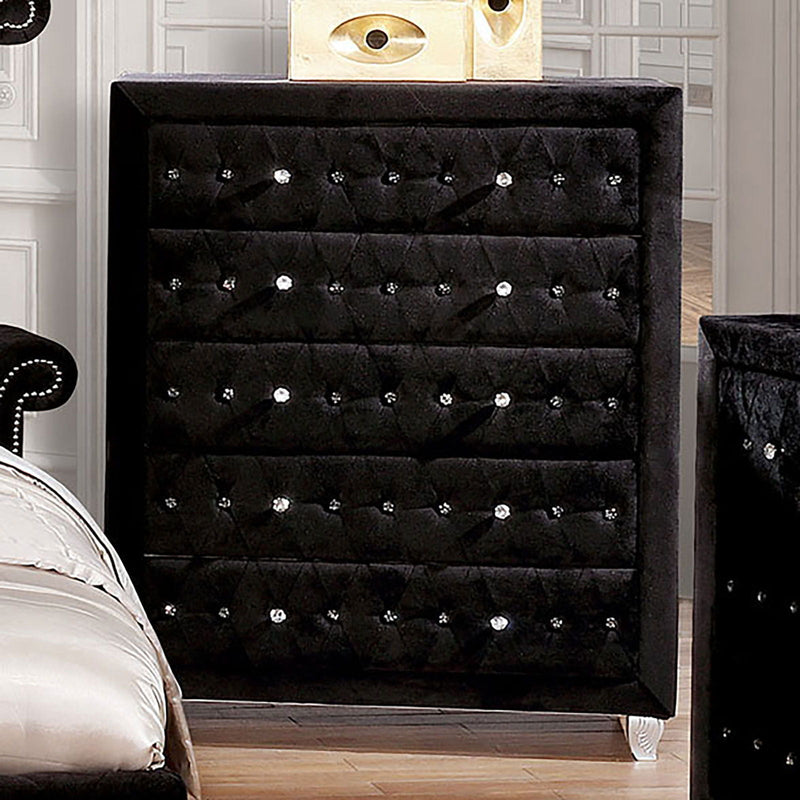 Alzire - Chest - Black - Grand Furniture GA