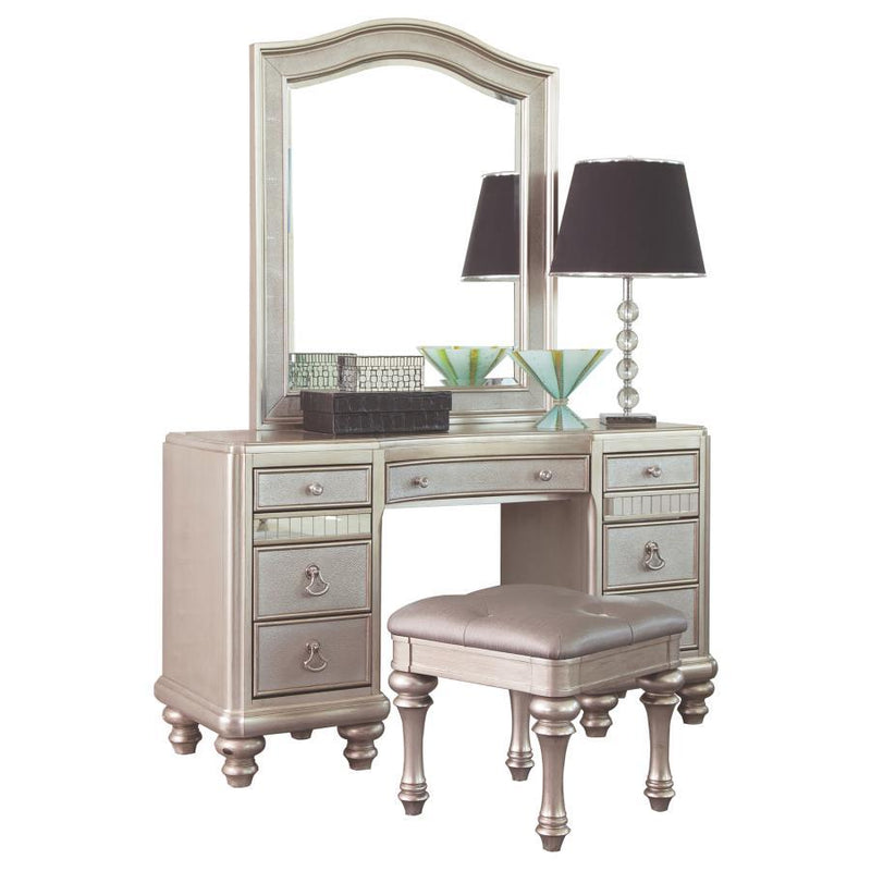 Bling Game - 3-Piece Vanity Set - Metallic Platinum.