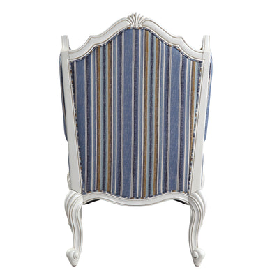 Ciddrenar - Chair - Fabric & White Finish - Grand Furniture GA