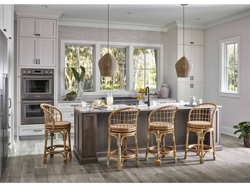 Getaway - Rattan Counter Stool - Light Brown.