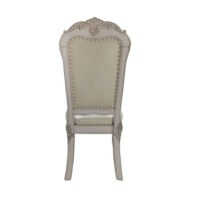 Dresden - Side Chair (Set of 2) - Fabric & Bone White Finish