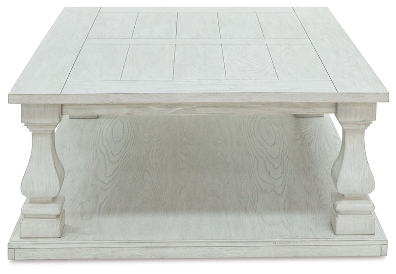 Arlendyne - Antique White - Rectangular Cocktail Table.