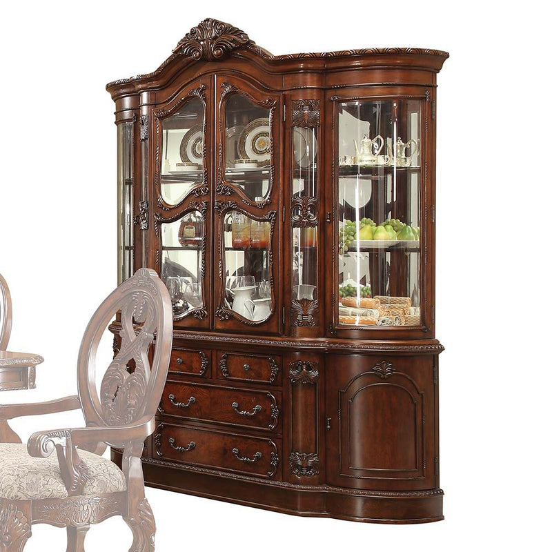 Rovledo - Hutch & Buffet - Cherry - Grand Furniture GA