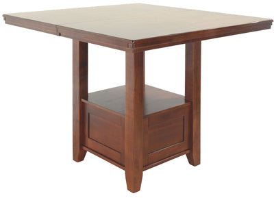 Ralene - Medium Brown - Rect Drm Counter Ext Table.