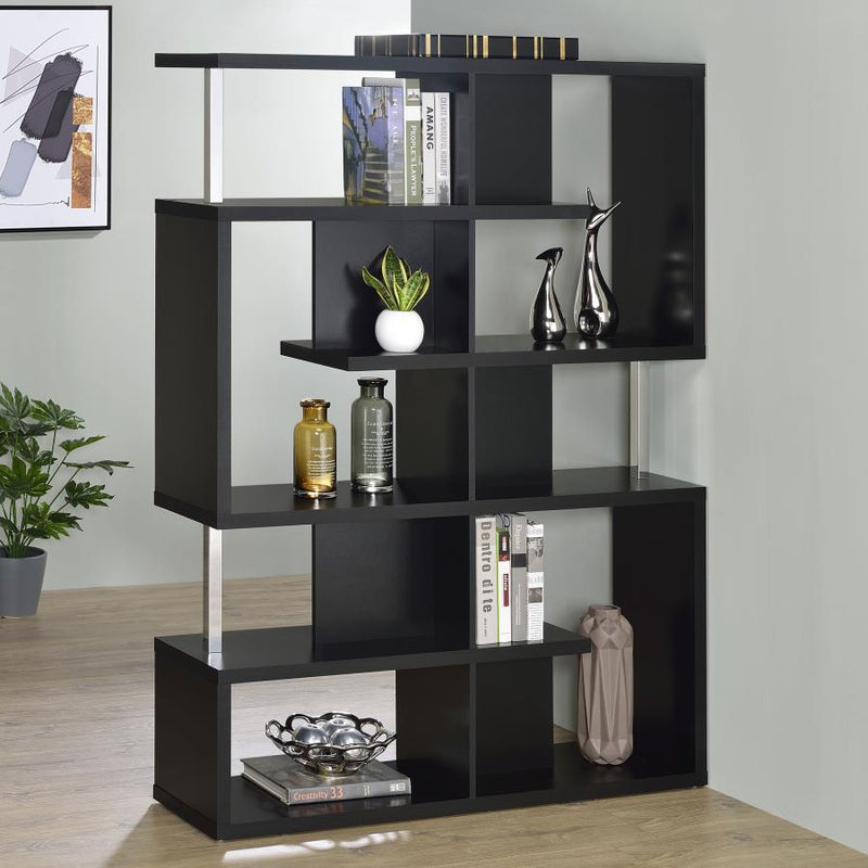 Hoover - 5-tier Geometric Design Bookcase.