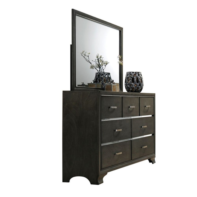 Carine II - Dresser - Gray - Grand Furniture GA