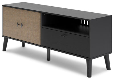 Charlang - Dark Gray - Medium TV Stand.