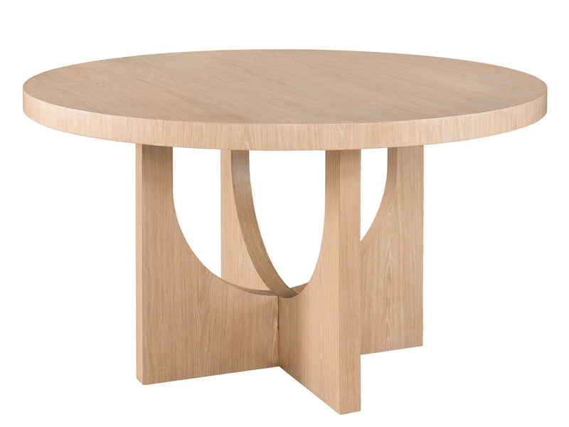 Nomad - Callon Round  Dining Table - Light Brown