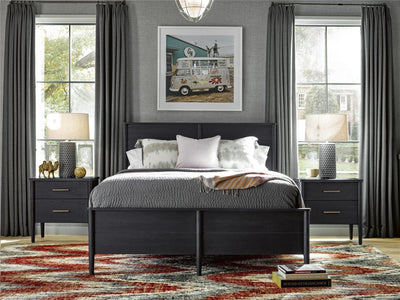 Curated - Langley Queen Bed - Black.