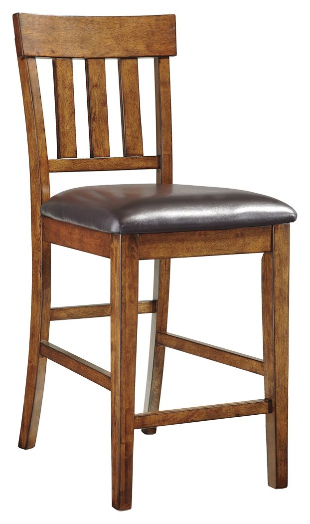 Ralene - Medium Brown - Upholstered Barstool (Set of 2).