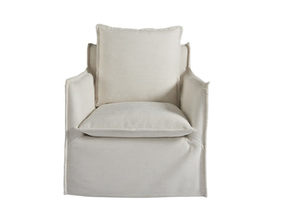 Escape - Siesta Key Swivel Chair - White.