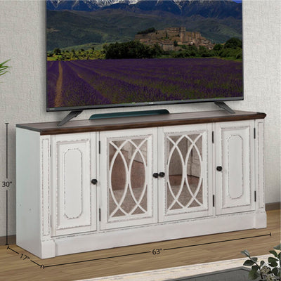 Provence - TV Console - Vintage Alabaster