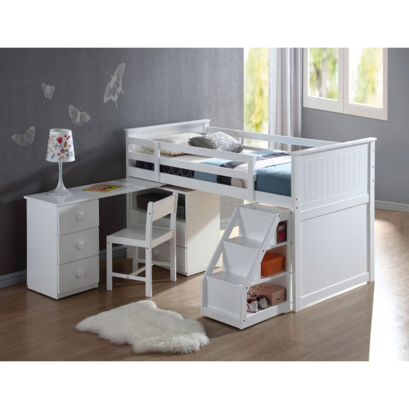 Wyatt - Loft Bed - White - Grand Furniture GA