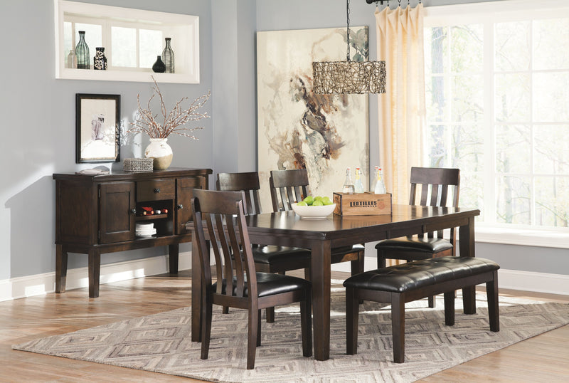 Haddigan - Dark Brown - Dining Uph Side Chair (Set of 2).