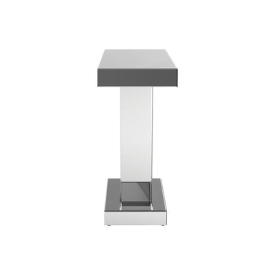 Crocus - Rectangular Console Table - Silver.